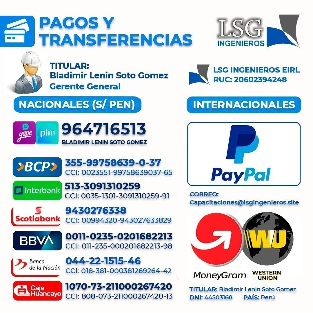 Cuentas Bancarias LSG Ingenieros